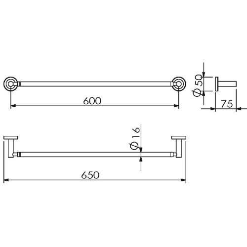 Полотенцедержатель Langberger Burano 11001A