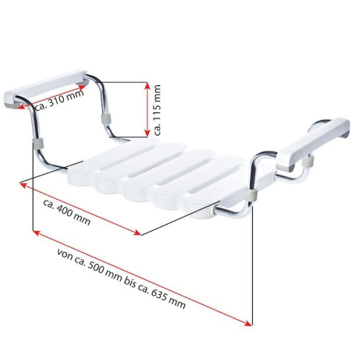 Сиденье для ванны Ridder Assistent А0040011