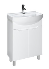 Тумба под умывальник &quot;Бест 65 Optima&quot; без ящика глянец Домино*