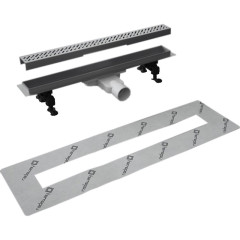 Линейный трап для душа Radaway RadаDrain Slim 55 для плитки 8-12 мм