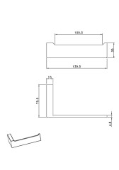 Держатель для туалетной бумаги Aperto 080906 Cr