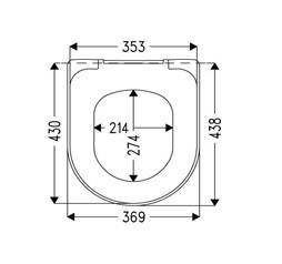 Крышка-сиденье для унитаза Haro Банока быстросъёмное крепление микролифт с эксцентриком, белое (532430)