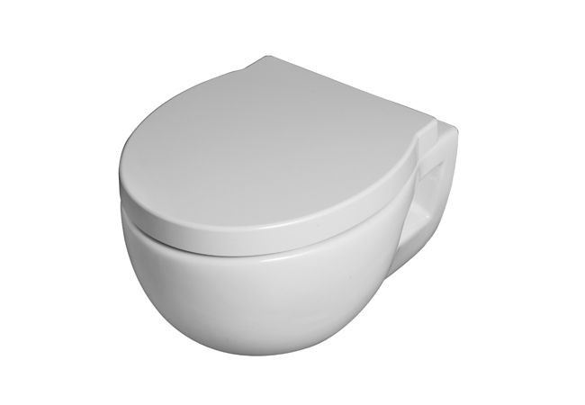 Neroceramica Soft, унитаз подвесной + сиденье с микролифтом, цвет белый