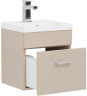 Тумба с раковиной Aquanet Нота NEW 40 светлый дуб