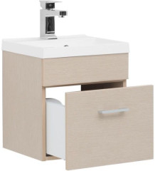 Тумба с раковиной Aquanet Нота NEW 40 светлый дуб