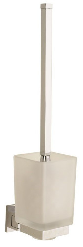 Sanibano Cosmo, настенный стеклянный ёрш, цвет хром