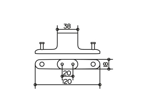 Крючок Keuco Edition 400, Хром (11515010000)