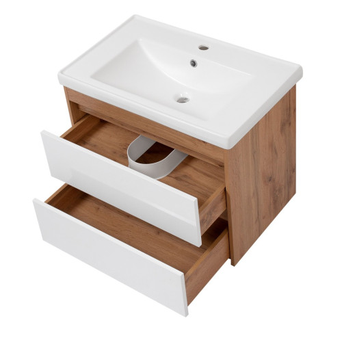 Комплект Тумба Виттория 70 подвесная с умывальником "Кантэ 70"