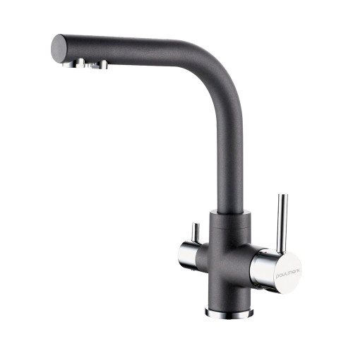 Смеситель для кухни Paulmark ESSEN, серый металлик, 213011-402, Paulmark