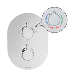 Смеситель термостатический скрытого монтажа для R-box multi, 3 вывода CR 067.00