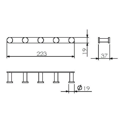 Вешалка для полотенец Langberger 28035A