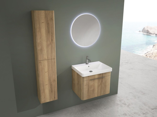 Комплект мебели IBX Round, 500 мм, цвет белый глянцевый