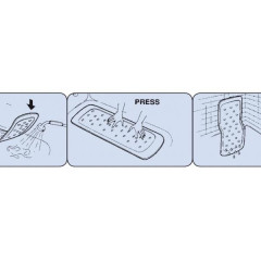 Коврик для ванны Ridder Loup 38x70