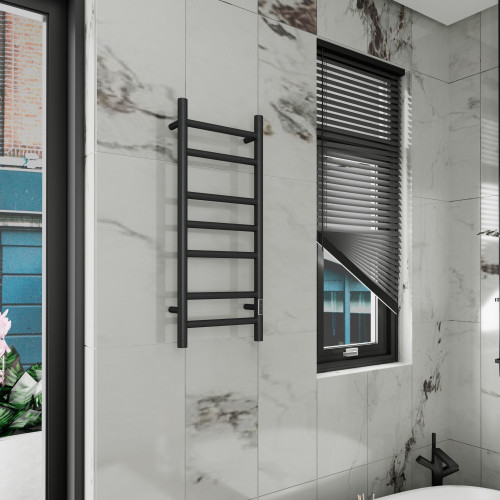 Полотенцесушитель электрический (лесенка) Bauedge Stil DB-0042, 30x80 см