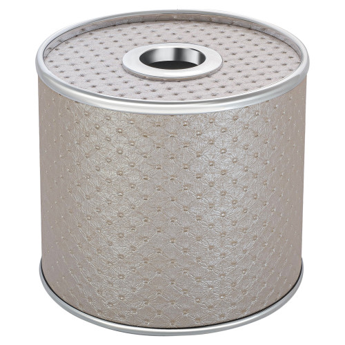 Салфетница Geralis S-PLH PUNTO бежевая, кант хром