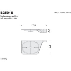 Мыльница Colombo Design Alize B2501 SX
