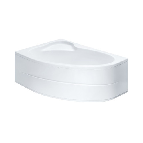 Ванна акриловая асимметричная Santek Эдера 170х100, левосторонняя, белая