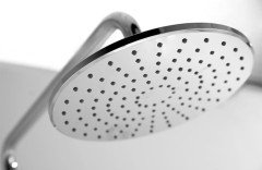 WATERFALL душевая колонна с термостатическим смесителем для ванны. Верхний душ: 220 mm