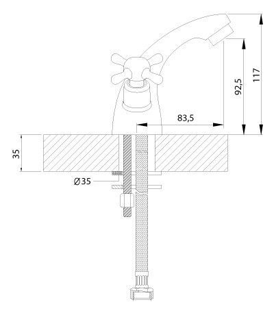 Смеситель Rossinka G02-61