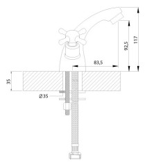 Смеситель Rossinka G02-61