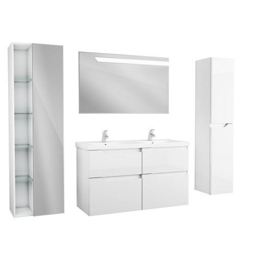 Тумба OWL 1975 Hella stor 120, белый лак