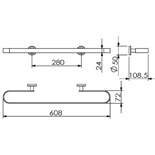 Полотенцедержатель Langberger Burano 11004B