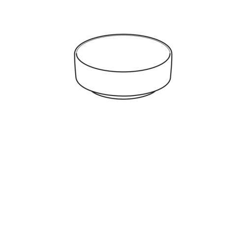 Раковина Geberit VariForm, D=40 см, белая (500.768.01.2)