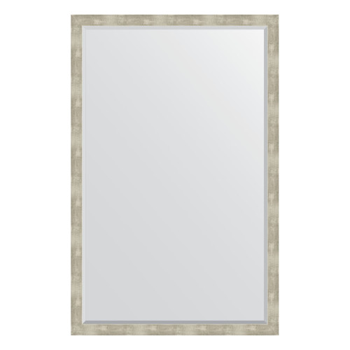 Зеркало настенное с фацетом EVOFORM в багетной раме алюминий, 111х171 см, BY 1219