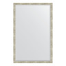 Зеркало настенное с фацетом EVOFORM в багетной раме алюминий, 111х171 см, BY 1219