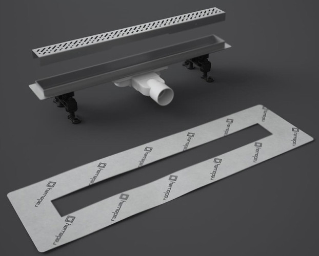 Линейный трап для душа Radaway RadаDrain Slim 65 для плитки 8-12 мм