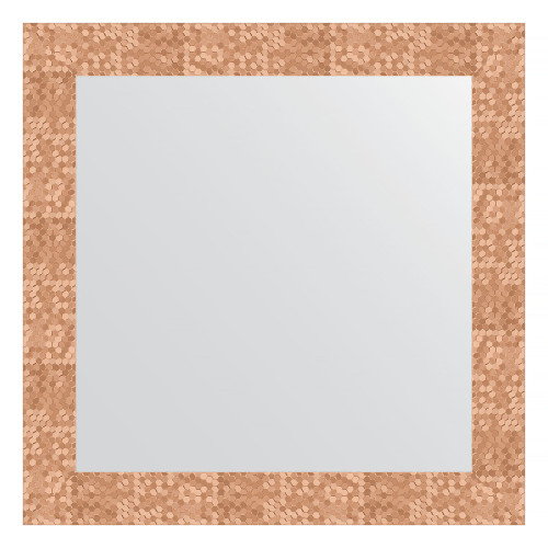 Зеркало настенное EVOFORM в багетной раме соты медный, 66х66 см, BY 3146