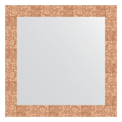 Зеркало настенное EVOFORM в багетной раме соты медный, 66х66 см, BY 3146
