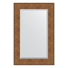 Зеркало настенное с фацетом EVOFORM в багетной раме медная кольчуга, 57х87 см, BY 3946