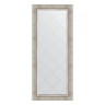 Зеркало настенное с гравировкой EVOFORM в багетной раме римское серебро, 66х156 см, BY 4147