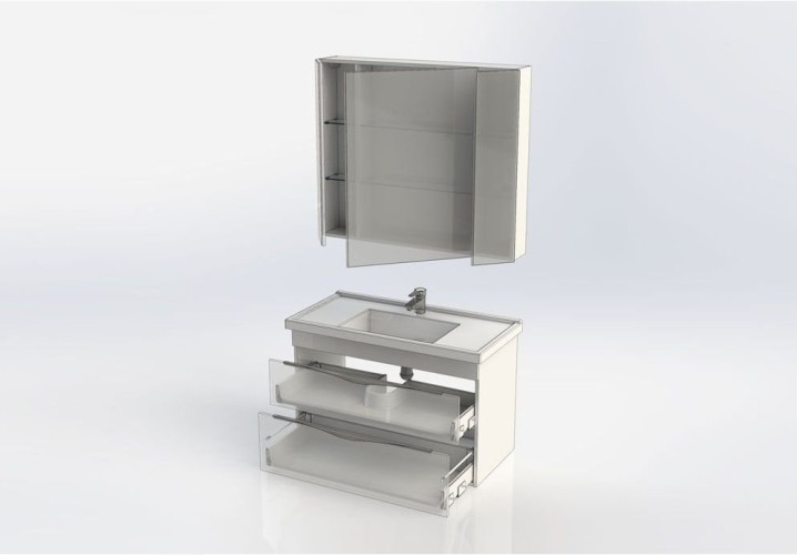 Мебель для ванной Aquanet Эвора 100 дуб антик