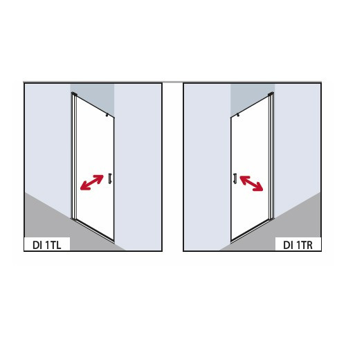 Душевая дверь Kermi Atea AT 1TL 10018VAK