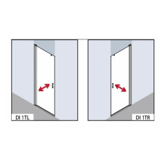 Душевая дверь Kermi Atea AT 1TL 10018VAK