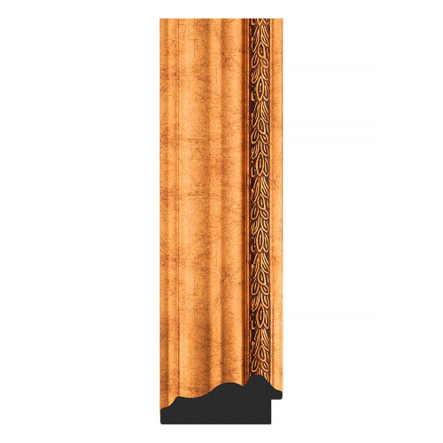 Зеркало настенное Polygon EVOFORM в багетной раме римское золото, 56х76 см, BY 7161