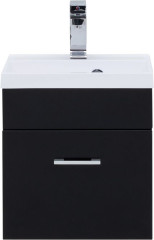 Тумба с раковиной Aquanet Нота NEW 40 черный