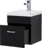 Тумба с раковиной Aquanet Нота NEW 40 черный