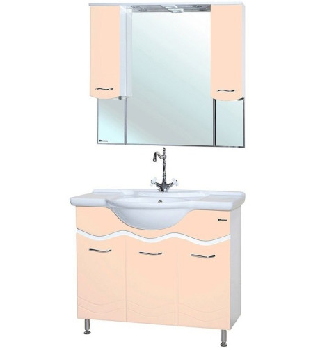 Зеркальный шкаф Bellezza Мари 105 с подсветкой