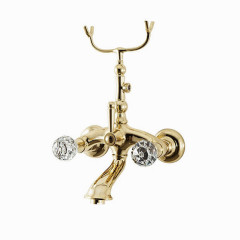 BOHEME-Swarovski смеситель ванна (золото), без душ. комплекта Caprigo 31-011-oro