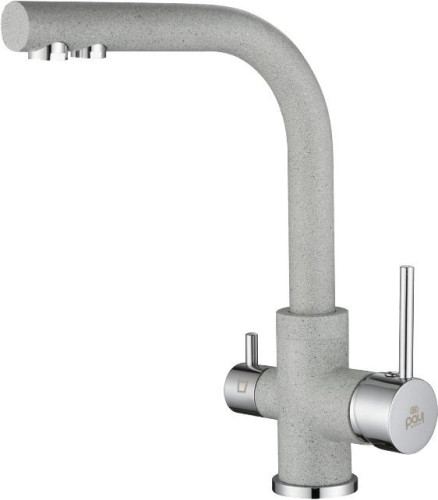 Смеситель для кухни Paulmark ESSEN, серый, 213011-310, Paulmark