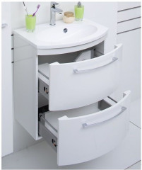 Тумба с раковиной De Aqua Лонг 60 белый