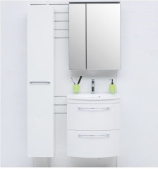 Тумба с раковиной De Aqua Лонг 60 белый