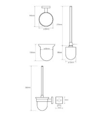 Ершик для унитаза Bemeta Beta 132113017