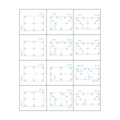Душевой поддон прямоугольный RGW GWS-21 арт. 03150282-01