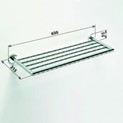 Полка для полотенец Bemeta Omega 104205082