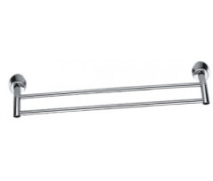 Полотенцедержатель Fixsen Europa трубчатый двойной, хром (FX-21802)