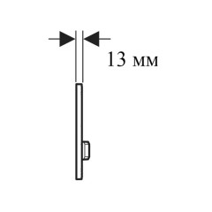 Кнопка смыва Geberit хх16.4 для инсталляции, сталь, цвет Черный (115.788.DW.2)